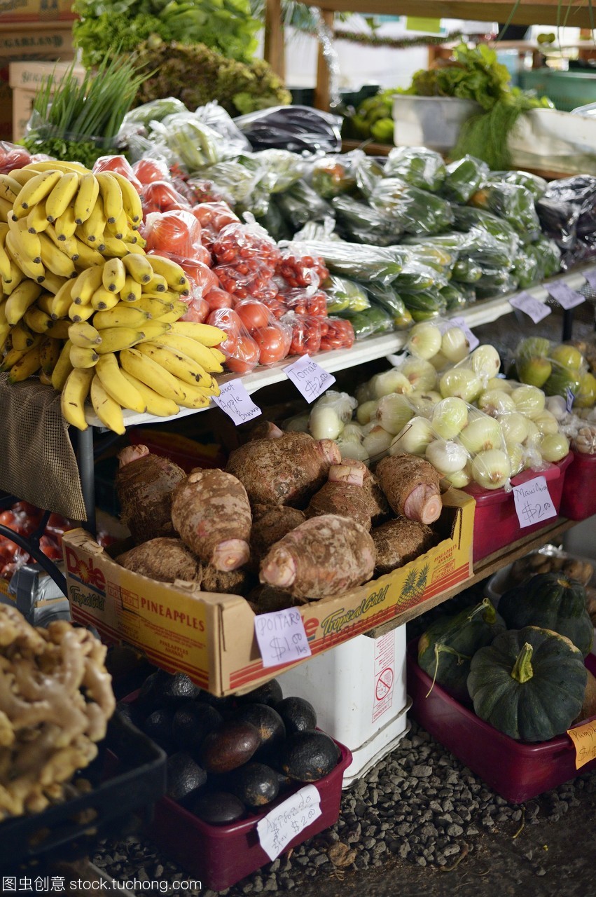 夏威夷大島希洛農(nóng)產(chǎn)品市場(chǎng) 熱帶水果與蔬菜的豐饒之地